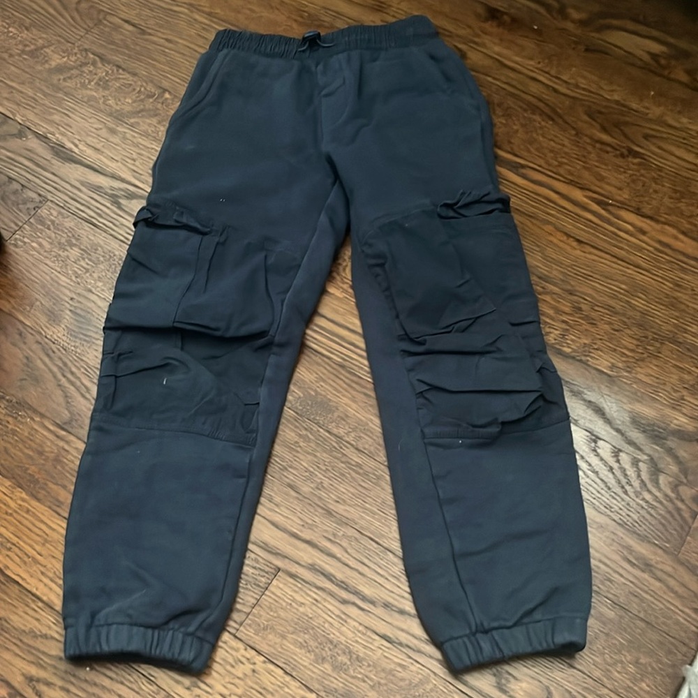 Navy blue cargo sweats